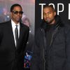 Chris Rock et Kanye West assistent à l'avant-première du film Top Five à New York. Le 3 décembre 2014.