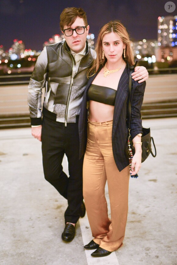 Andrew Bevan (Teen Vogue) et Scout LaRue Willis assistent à la soirée Break the Internet organisée par le magazine Paper Magazine, Sprout By HP et DKNY à Miami. Le 4 décembre 2014.