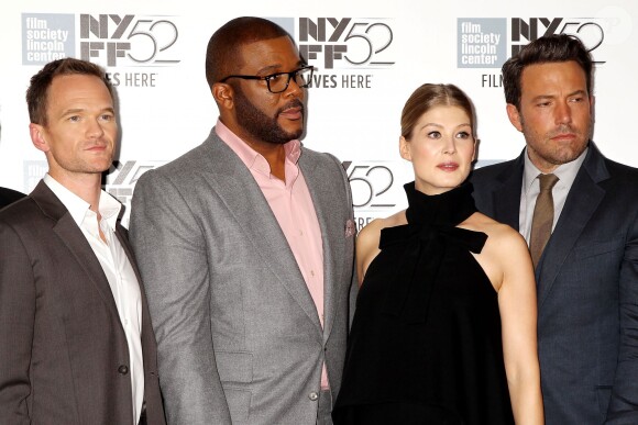 Neil Patrick Harris, Tyler Perry, Rosamund Pike et Ben Affleck - Avant-première de "Gone Girl" à New York, le 26 septembre 2014.