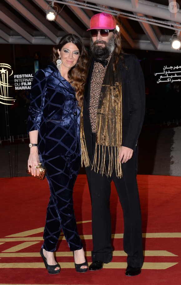 Sebastien Tellier et sa femme Amandine - Ouverture du 14ème festival international de Marrakech au Maroc le 5 décembre 2014.