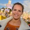 Laure Manaudou au parc Disneyland Paris, fête le 50e anniversaire de l'attraction It's a small world.