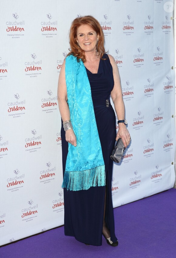 Sarah Ferguson, duchesse d'York à la soirée "Butterfly Ball: A Sensory Experience" à Londres, le 16 mai 2013