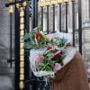 La dépouille mortelle de la Reine Fabiola de Belgique, visible au Palais Royal de Bruxelles, pour la population qui souhaite lui rendre un dernier hommage. Belgique, Bruxelles, 10 décembre 2014.