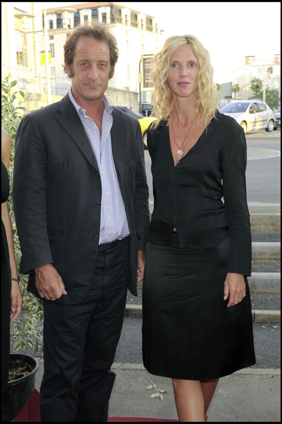 Vincent Lindon et Sandrine Kiberlain ensemble à Angoulême le 26 août 2009.