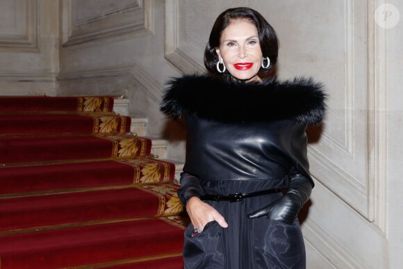 Mouna Ayoub - Gala du Cercle de l'Union interalliée en faveur de "Children for Peace" à Paris, le 12 décembre 2014.