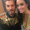 Jade Foret a pris la pose avec M. Pokora - Cérémonie des NRJ Music Awards 2014. Le 13 décembre.
