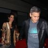 George Clooney et sa femme Amal à Los Angeles, le 14 décembre 2014.