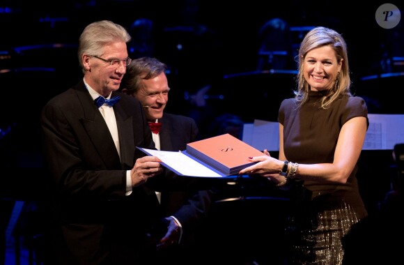 La reine Maxima des Pays-Bas lors du gala du projet Eeuwige Jeugd (Jeunesse éternelle) à La Haye le 12 décembre 2014