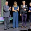 La reine Maxima des Pays-Bas lors de la remise du prix Prince Bernhard pour la culture au producteur de théâtre Johan Simons le 1er décembre 2014 à Amsterdam.