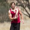 Liam Hemsworth sur le tournage de The Dressmaker à Horsham, Australie, le 10 décembre 2014.
