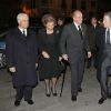 Le roi Juan Carlos Ier et la reine Sofia d'Espagne ont pris part le 15 décembre 2014 à Madrid aux secondes funérailles de la 18e duchesse d'Albe, Cayetana, décédée le 20 novembre à Séville.