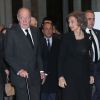 Le roi Juan Carlos Ier et la reine Sofia d'Espagne ont pris part le 15 décembre 2014 à Madrid aux secondes funérailles de la 18e duchesse d'Albe, Cayetana, décédée le 20 novembre à Séville.