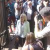 June et Barry Steenkamp lors de leur arrivée à la North Gauteng High court de Pretoria pour l'énoncé de la peine infligée à Oscar Pistorius le 21 octobre 2014