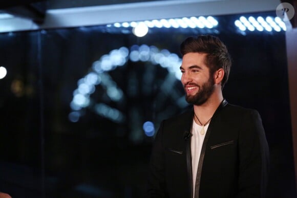 Exclusif - Kendji Girac participe à l'enregistrement de l'émission Toute la musique qu'on aime, qui sera diffusée le 1er janvier 2015 à 00h45 sur TF1.