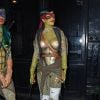 Rihanna déguisée en Tortue Ninja pour Halloween à New York le 31 octobre 2014.  