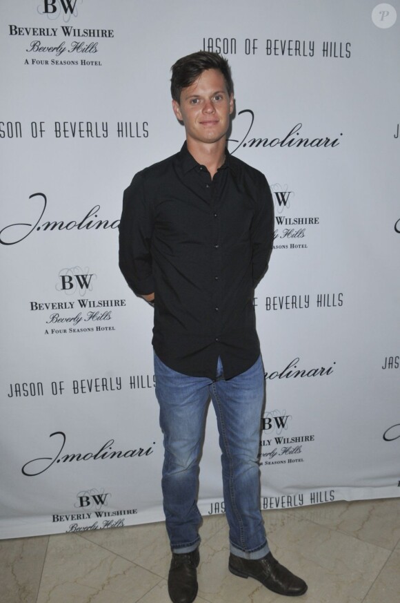 David Hudson, petit frère de Katy Perry, à la présentation de la collection de bijoux Addicted au Beverly Wilshire Hotel à Los Angeles, le 5 setpembre 2012.