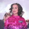 Katy Perry dans son centre d'essai des idées pour le show de la mi-temps du prochain Super Bowl du 1er février 2015