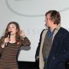 Exclusif - Sarah Suco, Pascal Demolon - L'équipe du film "Discount" fait la promotion du film à Bordeaux, le 18 décembre 2014.