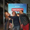 Exclusif - Sarah Suco, Pascal Demolon et Louis-Julien Petit - L'équipe du film "Discount" fait la promotion du film à Bordeaux, le 18 décembre 2014.
