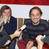 Exclusif - Pascal Demolon, Louis-Julien Petit - L'équipe du film "Discount" fait la promotion du film à Bordeaux, le 18 décembre 2014.