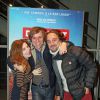 Exclusif - Sarah Suco, Pascal Demolon et Louis-Julien Petit - L'équipe du film "Discount" fait la promotion du film à Bordeaux, le 18 décembre 2014.