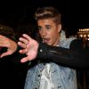 Justin Bieber lors de la soirée Roberto Cavalli à Cannes le 21 mai 2014