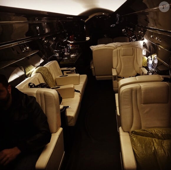 Le nouveau jet privé de Justin Bieber, le jeudi 25 décembre 2014.
