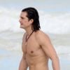Orlando Bloom en vacances à Cancun, le 28 décembre 2014.