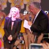 Britney Spears reçoit la clé de la ville de Las Vegas, le 5 novembre 2014.