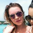 Lindsay Lohan passe les fêtes de fin d'année sous le soleil de la Polynésie française. Décembre 2014
