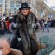 Régine - Parade du jour de l'an des Champs-Elysées à Paris, le 1er janvier 2015.