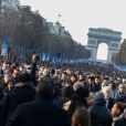 Ambiance - Parade du jour de l'an des Champs-Elysées à Paris, le 1er janvier 2015.