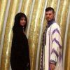 Selena Gomez en visite à la mosquée Cheikh Zayed à Abou Dabi, le 1er janvier 2014