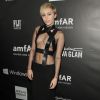 Miley Cyrus à la Soirée amFAR Inspirational gala à Los Angeles le 29 octobre 2014  