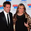 Michael Owen et son épouse Louise lors du dîner de gala 'United for UNICEF' à Old Trafford, le stade de Manchester united à Manchester le 29 novembre 2009