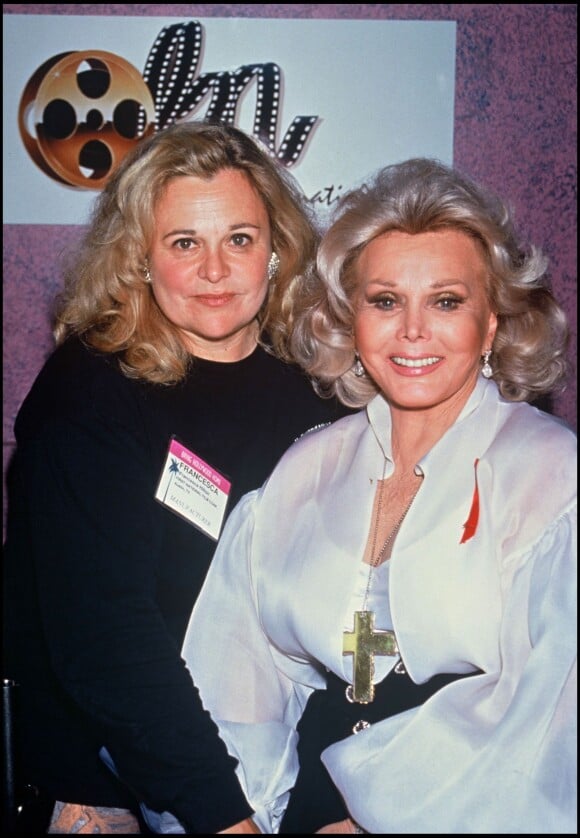 Francesca Hilton et Zsa Zsa Gabor à Las Vegas en 1993