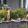Heidi KLum en vacances topless avec son amoureux Vito Schnabel à Saint-Barth