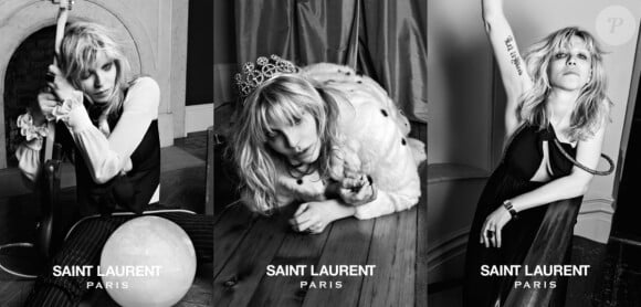 Courtney Love photographiée par Hedi Slimane pour son Music Project - Saint Laurent Paris, janvier 2013.