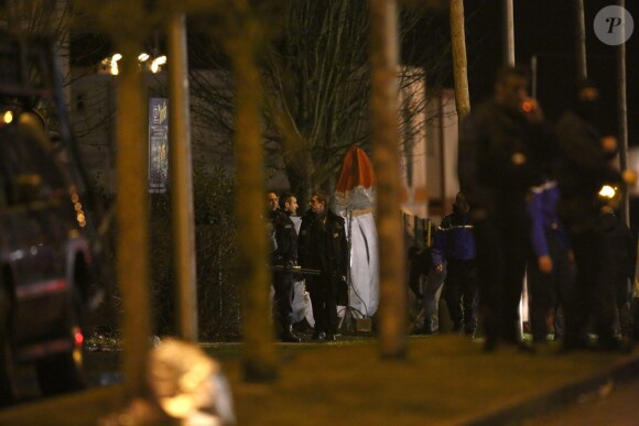 Les membres du GIGN après l'assaut à Dammartin-en-Goële le 9 janvier 2015.