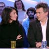 Jeannette Bougrab et Patrick Pelloux sur le plateau du Grand journal de Canal+, le 9 janvier 2014.