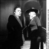 Federico Fellini et Anita Ekberg sur le tournage du film La Dolce Vita à Rome en 1959