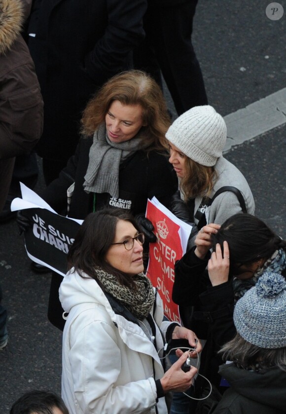 Valerie Trierweiler - Marche républicaine à Paris, le 11 janvier 2015