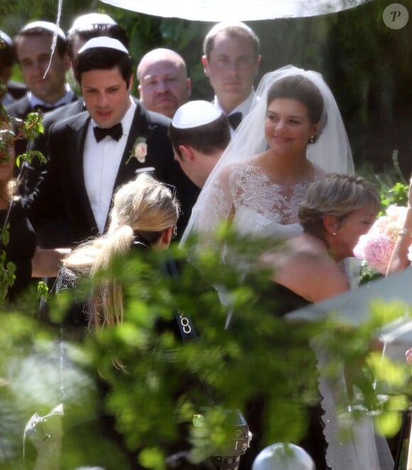 Exclusif - L'actrice Casey Wilson et David Caspe se sont mariés lors d'une cérémonie intime au Ojai Valley Inn à Ojai, le 25 mai 2014.