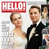 Alice Eve et son mari en couverture de Hello ! magazin, édition du 19 janvier 2015