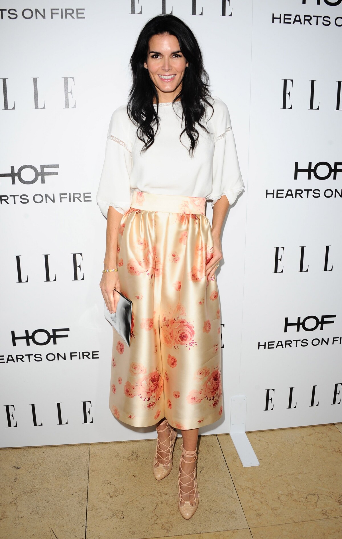 Photo : Angie Harmon au dîner Elle Women In Television Celebration organisé  à Los Angeles, le 13 janvier 2015. - Purepeople