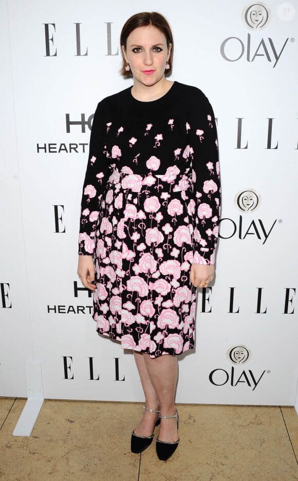 Lena Dunham au dîner Elle Women In Television Celebration organisé à Los Angeles, le 13 janvier 2015.