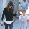 Jennifer Garner emmène sa fille Violet déguster un frozen yogurt à Santa Monica, le 15 janvier dernier