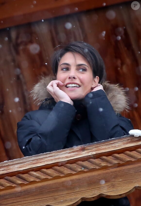 Alessandra Sublet - 3e journée du 18e festival international du film de comédie de l'Alpe d'Huez. Le 16 janvier 2015.