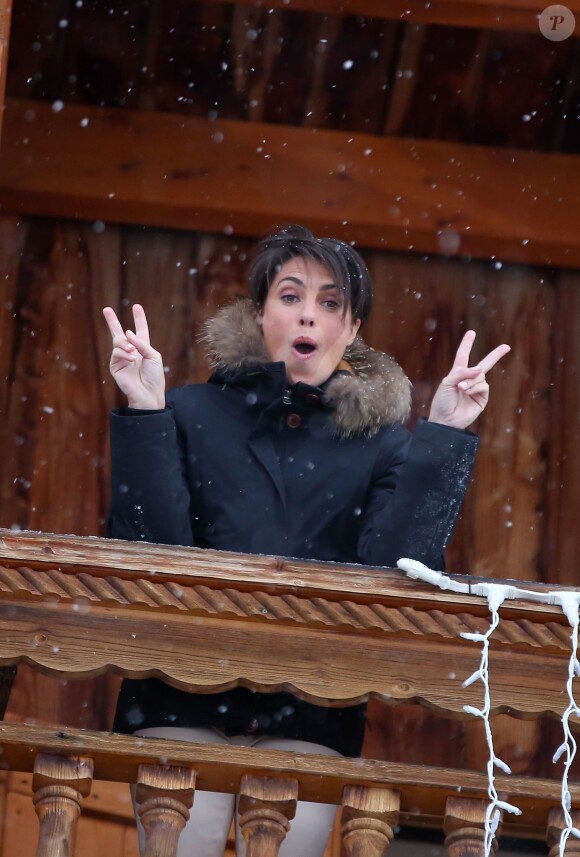 Alessandra Sublet - 3e journée du 18e festival international du film de comédie de l'Alpe d'Huez. Le 16 janvier 2015.