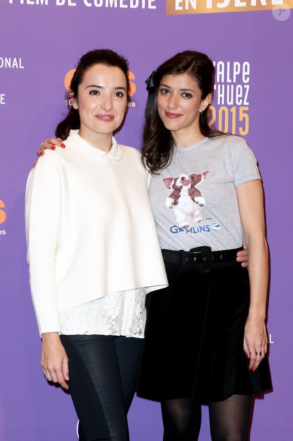 Isabelle Vitari et Vanessa Guide - 2e journée du 18e festival international du film de comédie de l'Alpe d'Huez le 15 janvier 2015.